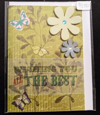 Wishing You All the Best Floral Card